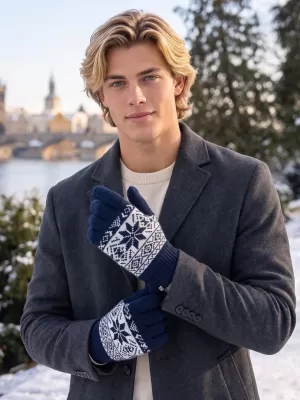 Rukavice BRANDIT SNOW BD7022 NAVY