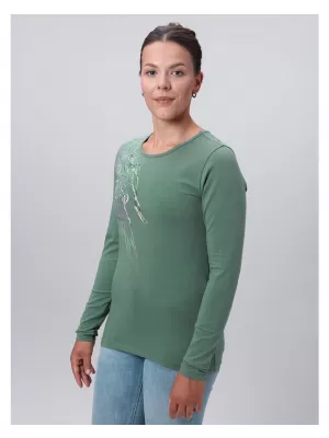 Dámské triko LOAP ABMORA ZELENÁ
