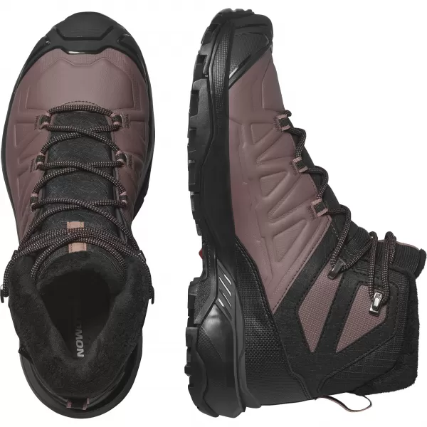  Dámské boty SALOMON X ULTRA SNOWPILOT WP W L47585800 BLACK/PEPPERCORN/COGNAC 