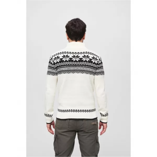  Pánská mikina BRANDIT CARDIGAN NORWEGER BD5030 WHITE 