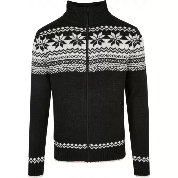  Pánská mikina BRANDIT CARDIGAN NORWEGER BD5030 BLACK 