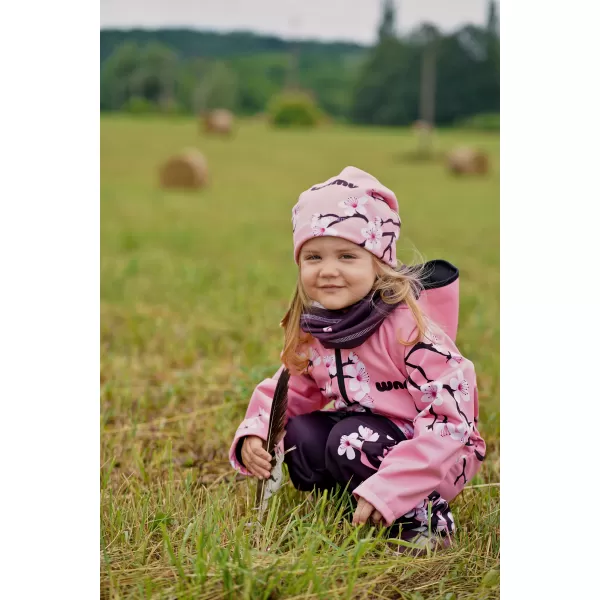  Dětské softshellové kalhoty WAMU SAKURY FIALOVÁ 