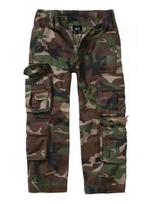 Dětské kalhoty BRANDIT PURE BD6007 WOODLAND