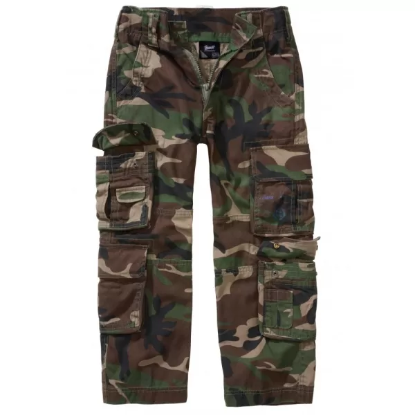  Dětské kalhoty BRANDIT PURE BD6007 WOODLAND 