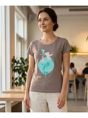 Dámské tričko ALTISPORT ALW187122 Ocelově šedá