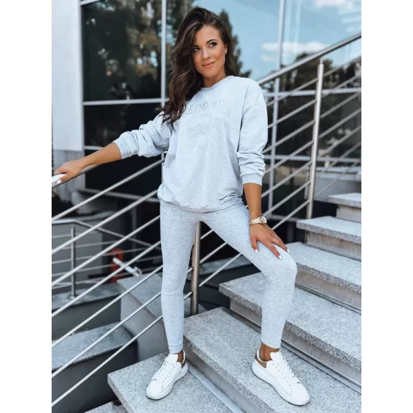  Dámské legíny DSTREET CALIFORNIA DREAM SVĚTLE ŠEDÁ 
