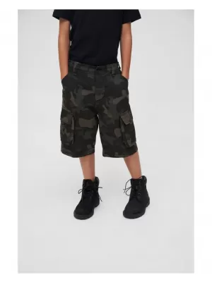 Dětské kraťasy BRANDIT URBAN BD6008 DARKCAMO