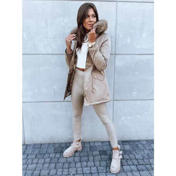  Dámská zimní bunda DSTREET GODDESS BÉŽOVÁ 