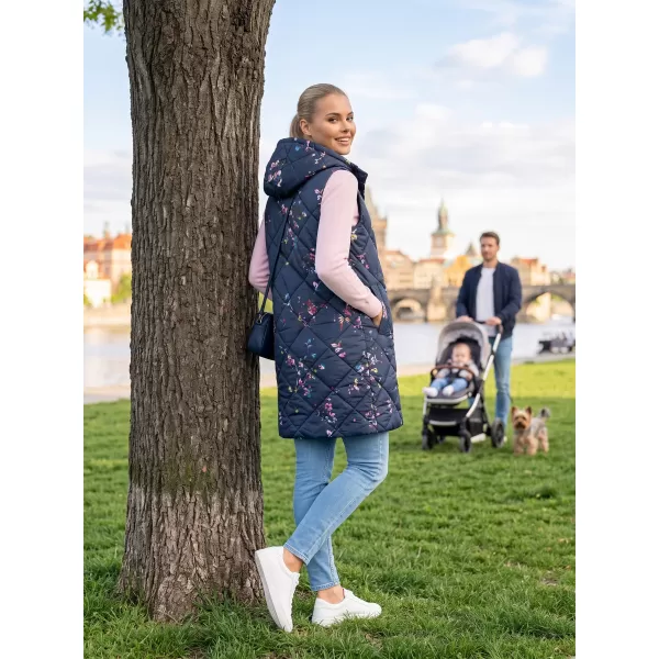  Dámská vesta ALTISPORT DANIELA TMAVĚ MODRÁ 