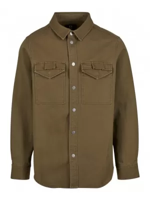 Pánská košile BRANDIT BD4040 OLIVE