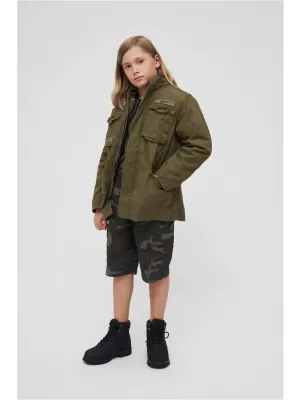 Dětské kraťasy BRANDIT BDU BD6009 WOODLAND