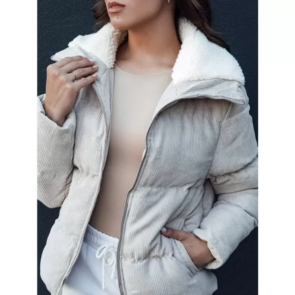  Dámská zimní bunda DSTREET TRENDYGLAM BÉŽOVÁ 