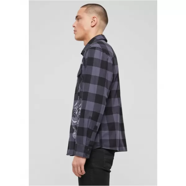  Pánská košile BRANDIT BD61005 BLACK/GREY 