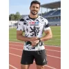 Pánské funkční kompresní triko s krátkým rukávem premium ALTISPORT VOJ/ALM036TR04 ABSTRAKCE