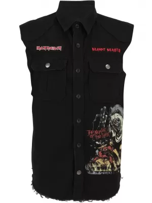 Pánská košile BRANDIT IRON MAIDEN BD61043 BLACK