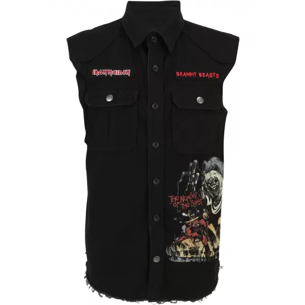  Pánská košile BRANDIT IRON MAIDEN BD61043 BLACK 