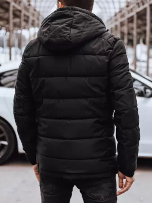 Pánská zimní bunda DSTREET ČERNÁ