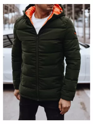 Pánská zimní bunda DSTREET ZELENÁ