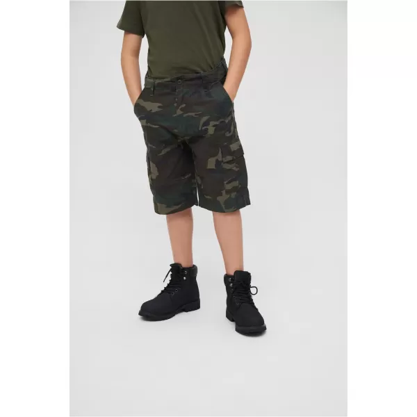  Dětské kraťasy BRANDIT BDU BD6009 WOODLAND 