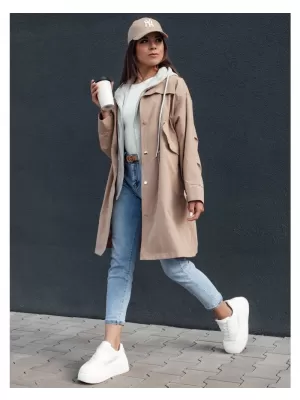 Dámská parka DSTREET MODERN LOOK BÉŽOVÁ