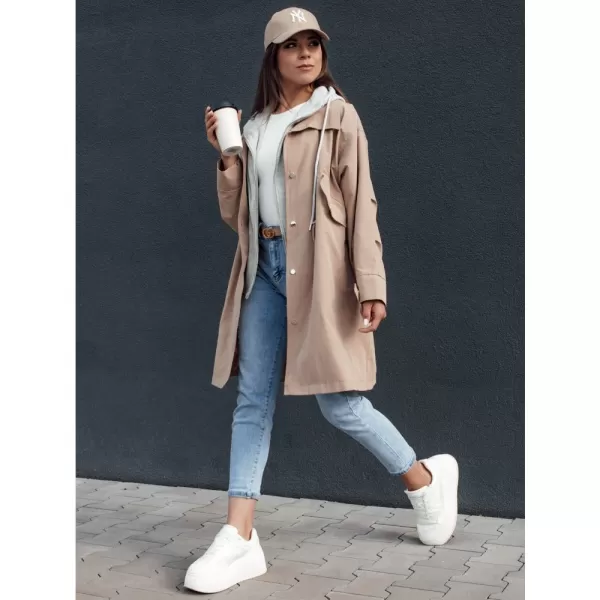  Dámská parka DSTREET MODERN LOOK BÉŽOVÁ 