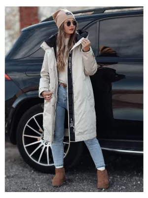 Dámský kabát DSTREET ELEGANTI BÍLÁ