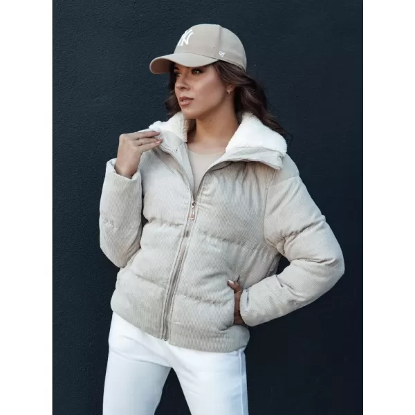  Dámská zimní bunda DSTREET TRENDYGLAM BÉŽOVÁ 