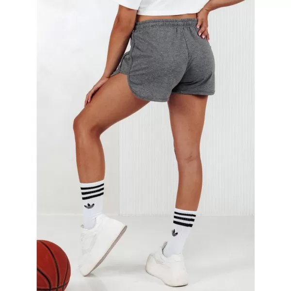  Dámské šortky DSTREET GO SPORT TMAVĚ ŠEDÁ 