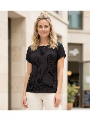 Dámské triko ALTISPORT DEBBI ČERNÁ