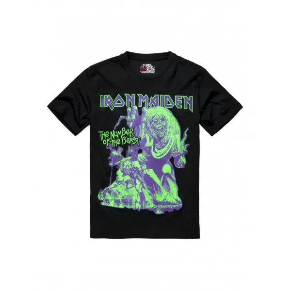  Pánské triko BRANDIT IRON MAIDEN BD61050 BLACK 