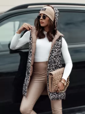 Dámská vesta DSTREET ELEGANCIO KARAMELOVÁ
