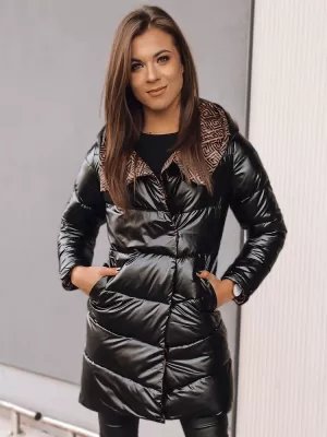 Dámská bunda DSTREET DELSY LONG ČERNÁ