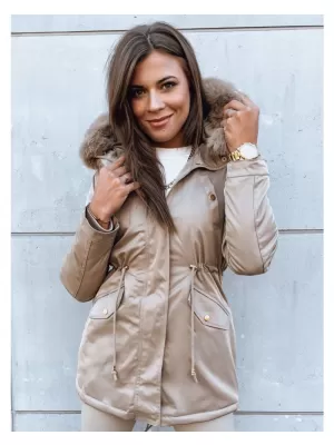 Dámská zimní bunda DSTREET GODDESS BÉŽOVÁ