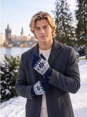 Rukavice BRANDIT SNOW BD7022 NAVY