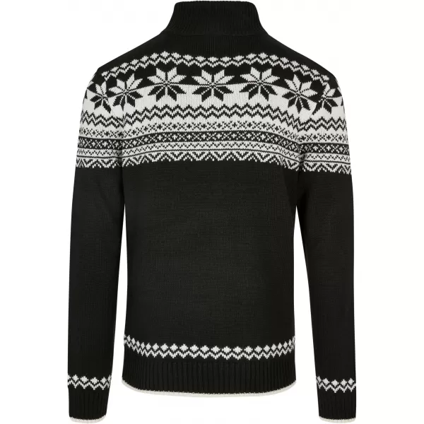  Pánská mikina BRANDIT CARDIGAN NORWEGER BD5030 BLACK 