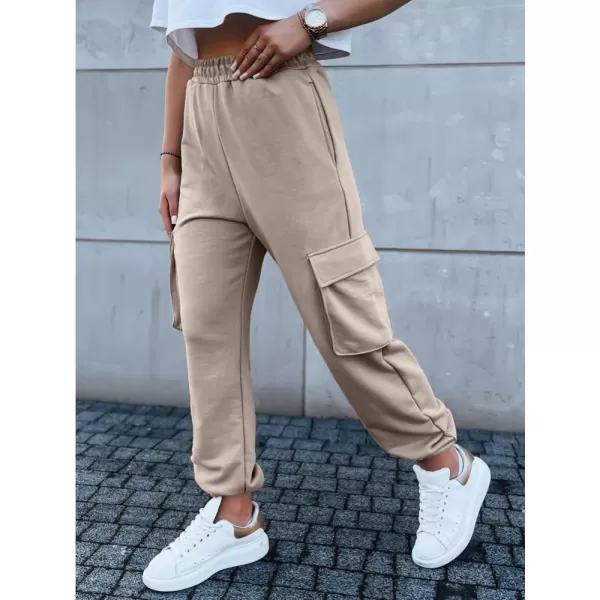  Dámské tepláky DSTREET BAGGY BÉŽOVÁ 