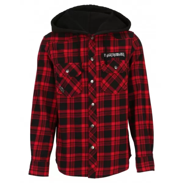  Pánská mikina BRANDIT IRON MAIDEN BD61048 DARK RED/BLACK 