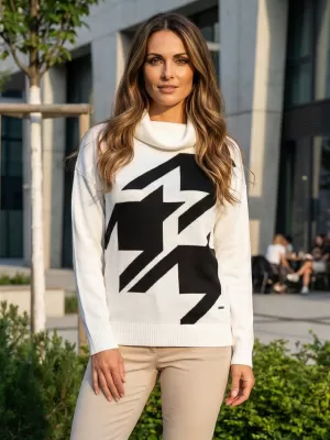 Dámský svetr ALTISPORT DELLA BÍLÁ
