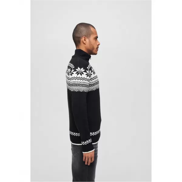  Pánská mikina BRANDIT TROYER NORWEGER BD5029 BLACK 