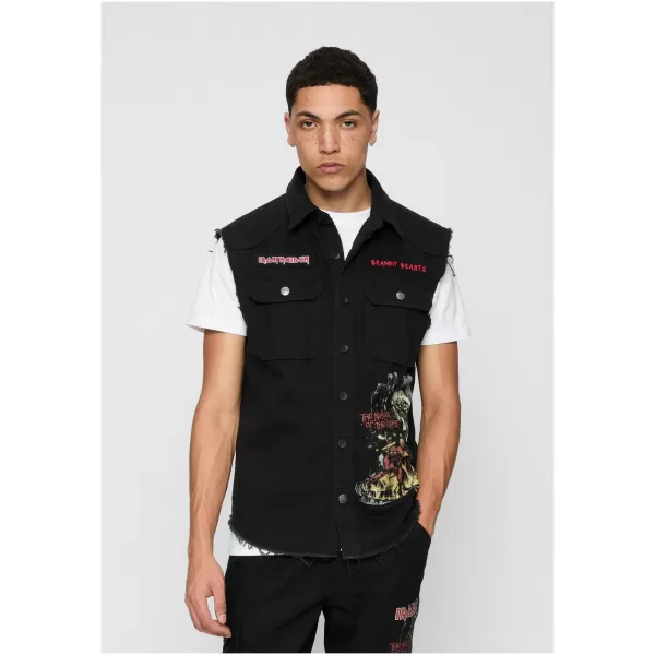  Pánská košile BRANDIT IRON MAIDEN BD61043 BLACK 