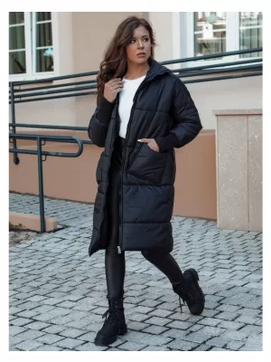 Dámský kabát DSTREET NADIA ČERNÁ