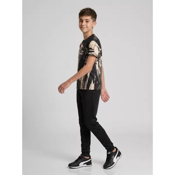  Dětské funkční triko premium ALTISPORT VOJ/ALK010TR01 ČERNÁ/HNĚDÁ 