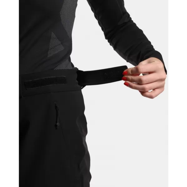  Dámské nepromokavé outdoorové kalhoty KILPI MESTALO-W WL0401KI ČERNÁ 
