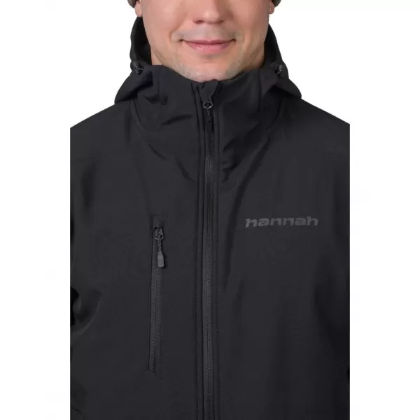  Pánská softshellová bunda HANNAH BRISTON ANTHRACITE 