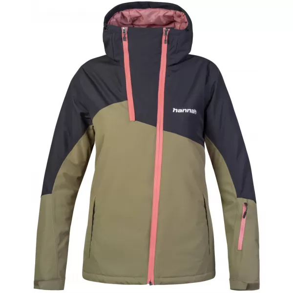  Dámská bunda HANNAH MAKY COL BURNT OLIVE/ANTHRACITE 