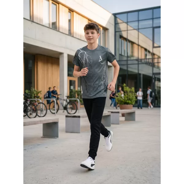  Dětské funkční triko premium ALTISPORT VOJ/ALK004TR01 GRAFITOVÁ 