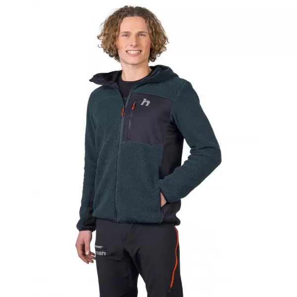  Pánská mikina HANNAH KODIAK HOODY STRATIFIED SEA/ANTHRACITE 