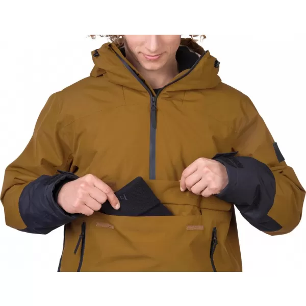  Pánská lyžařská bunda HANNAH PATTY FD GOLDEN BROWN/ANTHRACITE 
