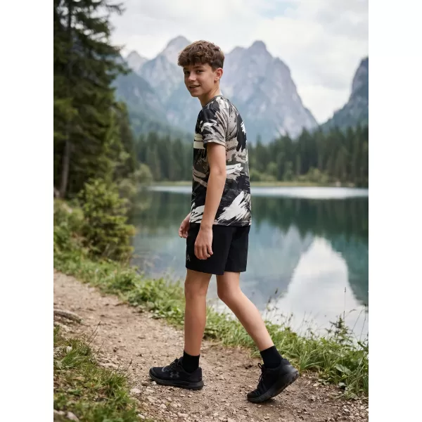  Dětské funkční triko premium ALTISPORT VOJ/ALK014TR01 ČERNÁ/ŠEDÁ 