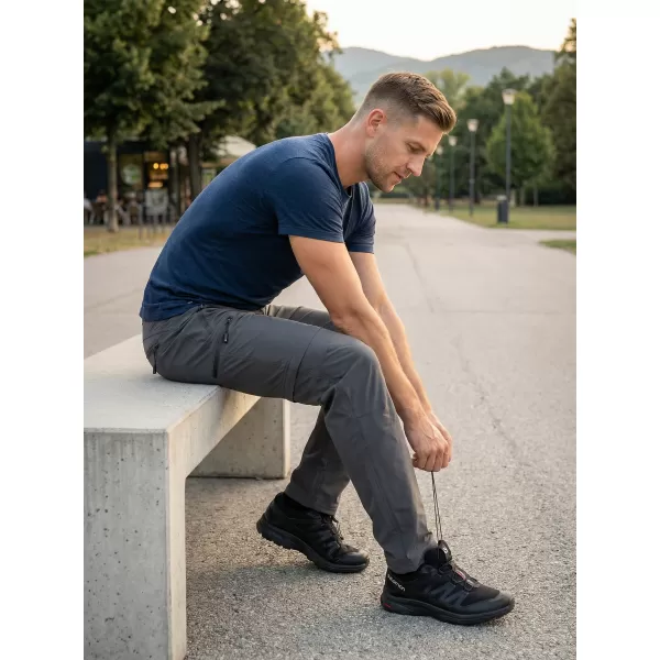  Pánské kalhoty/kraťasy ALTISPORT NoPrint NP/ALM2021NJ CARBON 